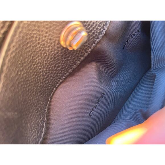 Coach Turnlock Chain Tote – Chic Polished Pebble Leather Handbag - Picture 11 of 11